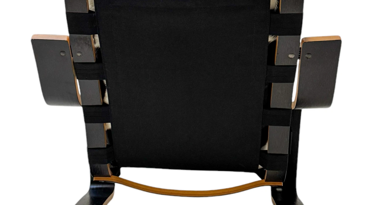 Mid-Century Modern Sculptural Plywood Lounge Chair, The Netherlands 1970s